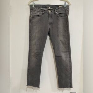 rag & bone Charcoal Gray Skinny Jeans